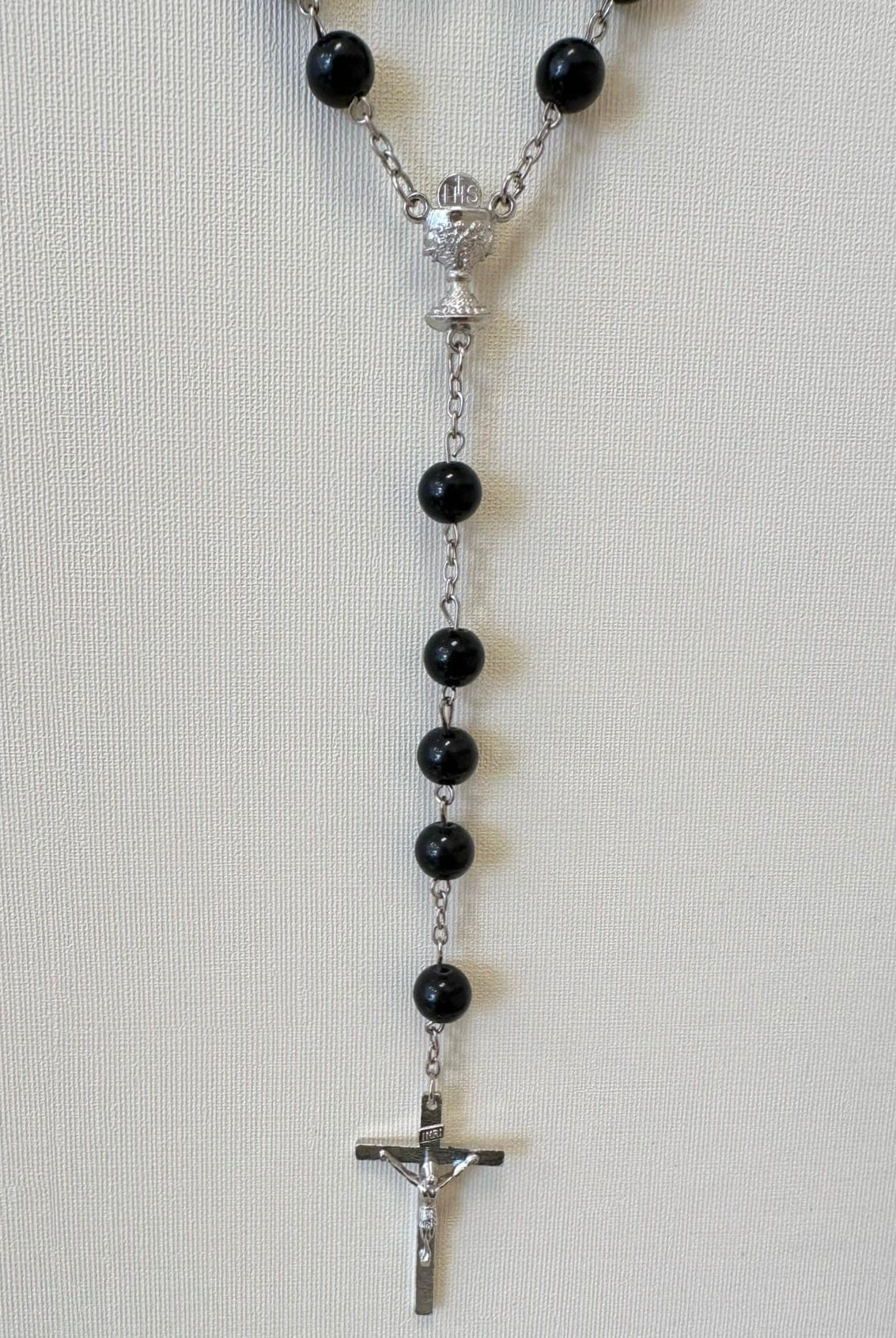 YoYo Boutique Rosary Black Black Beads Rosary