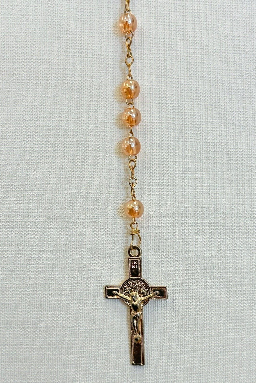 YoYo Boutique Rosary Blush Blush & Virgin of Guadalupe Rosary