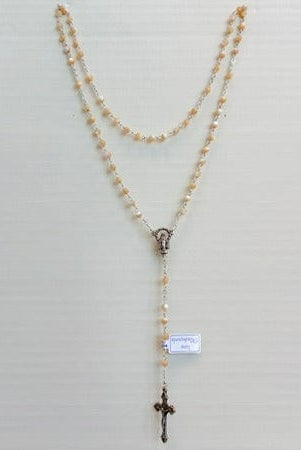 YoYo Boutique Rosary Mother of Pearl Beads Rosary (Vatican)
