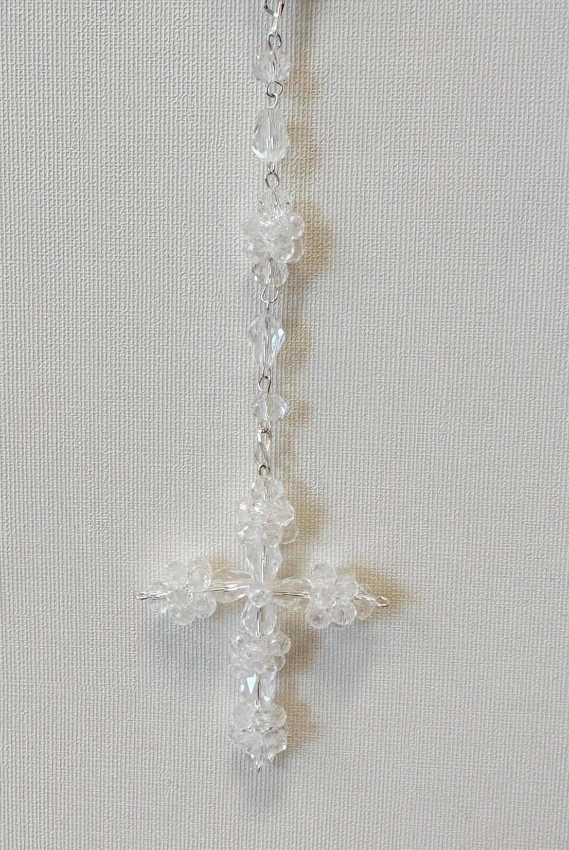 YoYo Boutique Rosary White White Crystals Rosary