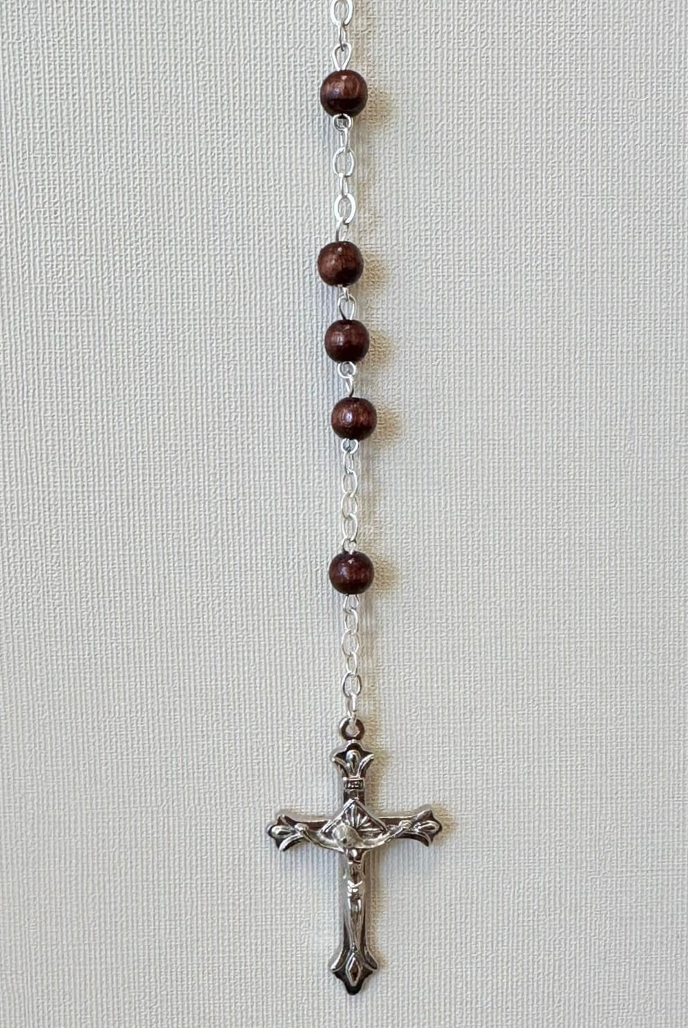 YoYo Boutique Rosary Wood Rosary Wood & Silver