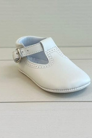 YoYo Boutique Shoes Off-White Pre-Walker T-Bar Shoes