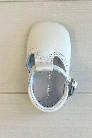 YoYo Boutique Shoes Off-White Pre-Walker T-Bar Shoes
