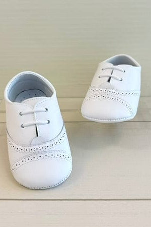 YoYo Boutique Shoes White Pre-Walker Oxford Shoes