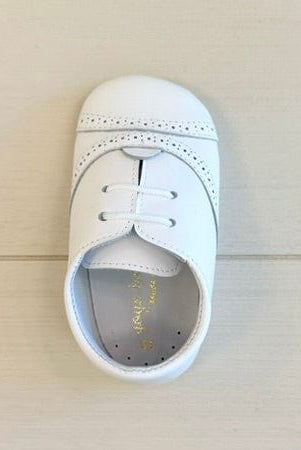 YoYo Boutique Shoes White Pre-Walker Oxford Shoes