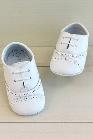 YoYo Boutique Shoes White Pre-Walker Oxford Shoes