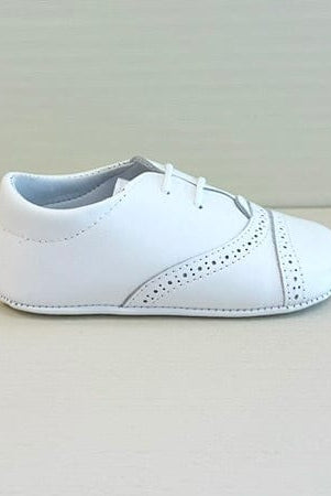 YoYo Boutique Shoes White Pre-Walker Oxford Shoes