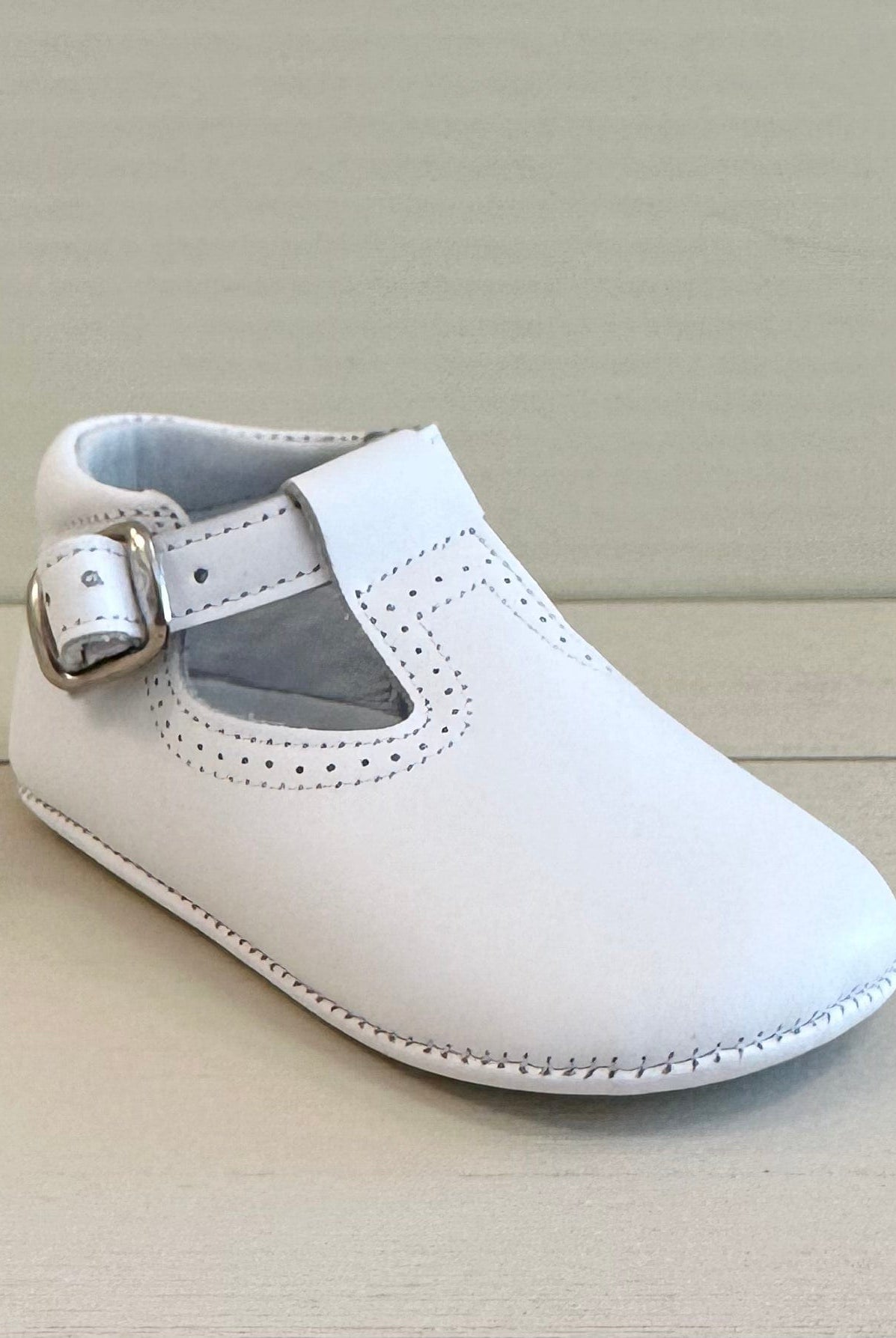 YoYo Boutique Shoes White Pre-Walker T-Bar Shoes