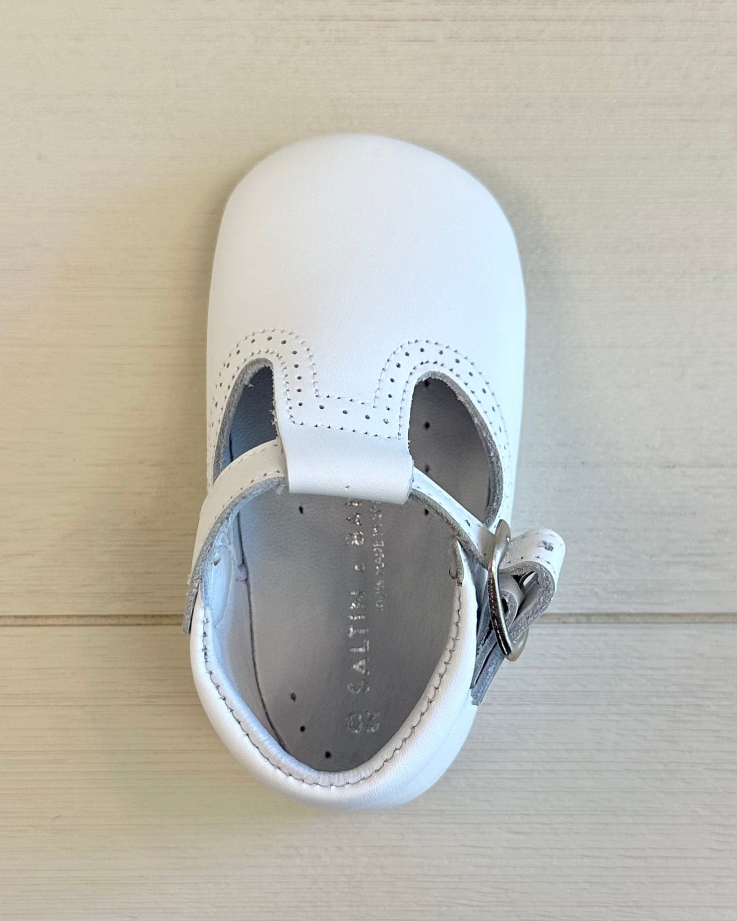 YoYo Boutique Shoes White Pre-Walker T-Bar Shoes