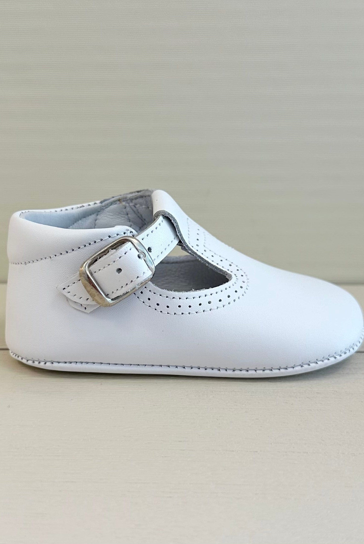 YoYo Boutique Shoes White Pre-Walker T-Bar Shoes