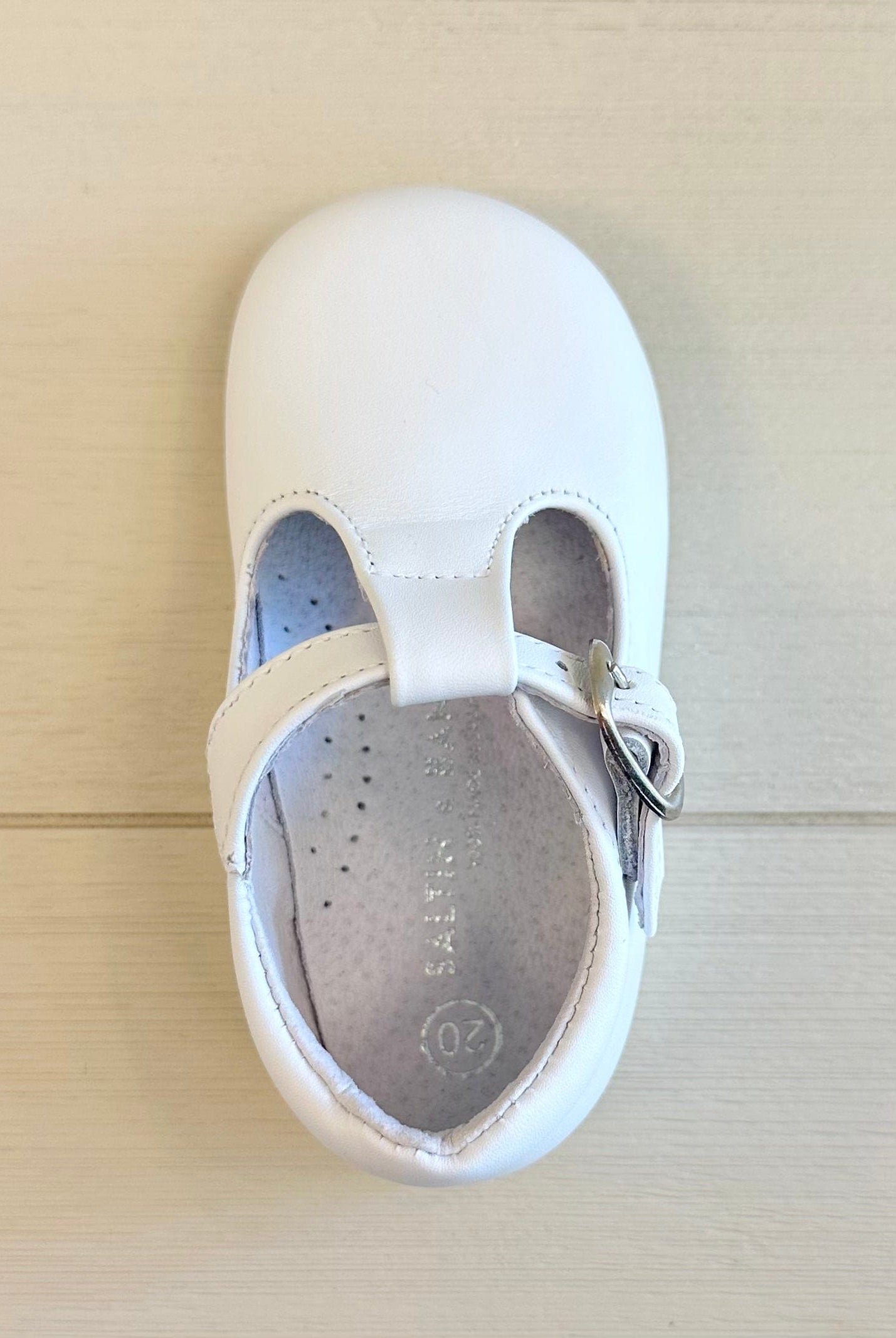 YoYo Boutique Shoes White T-Bar Shoes