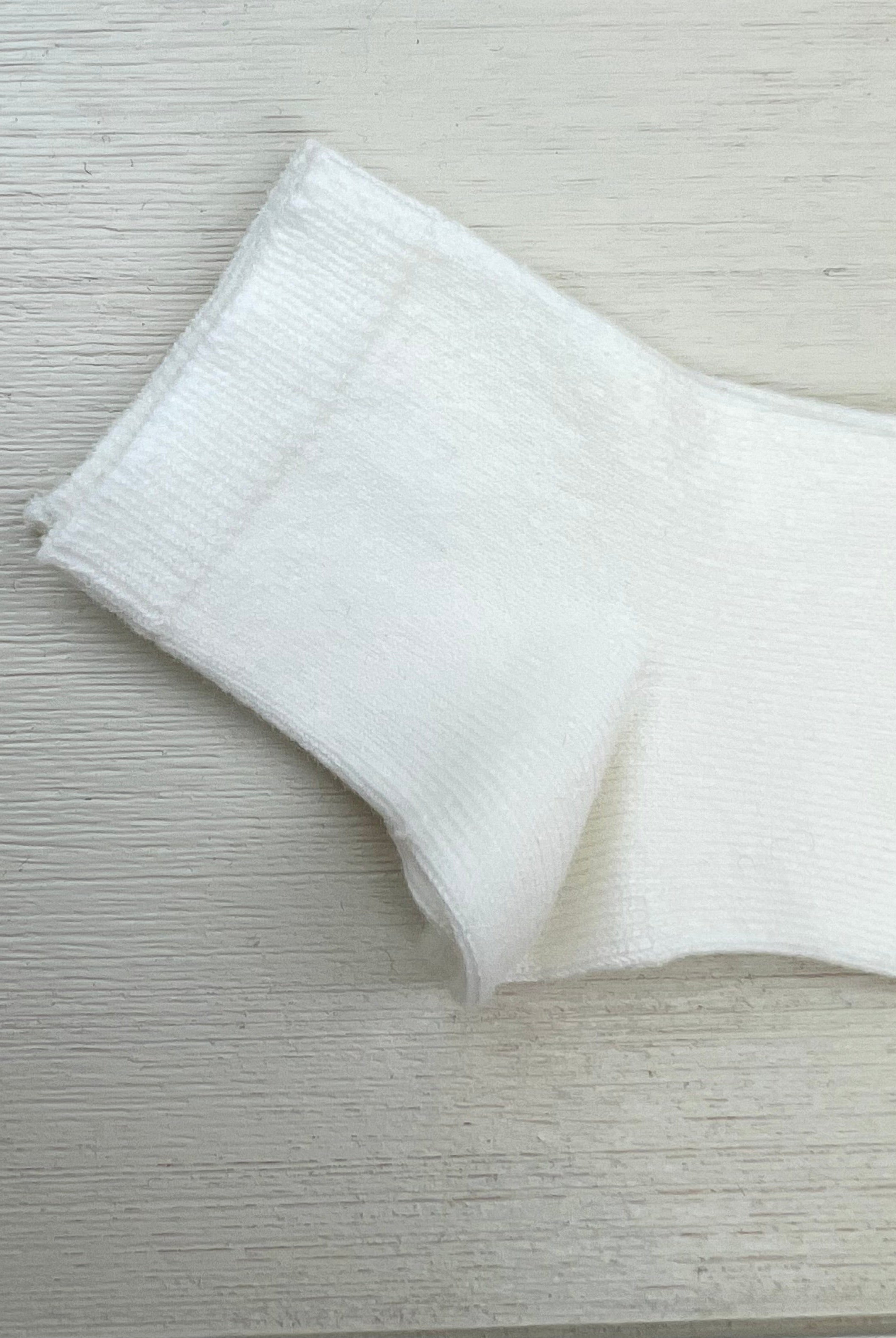 Condor Socks Off-White Plain Stitch Short Socks