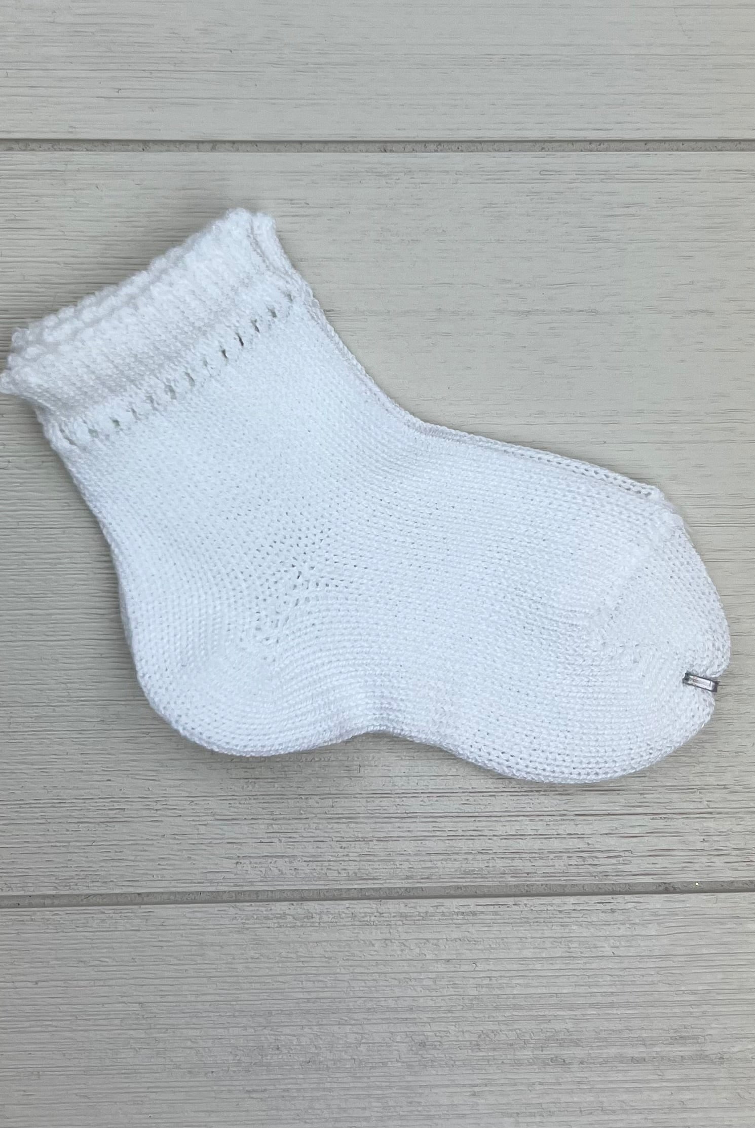 Condor Socks White Perle Short Socks