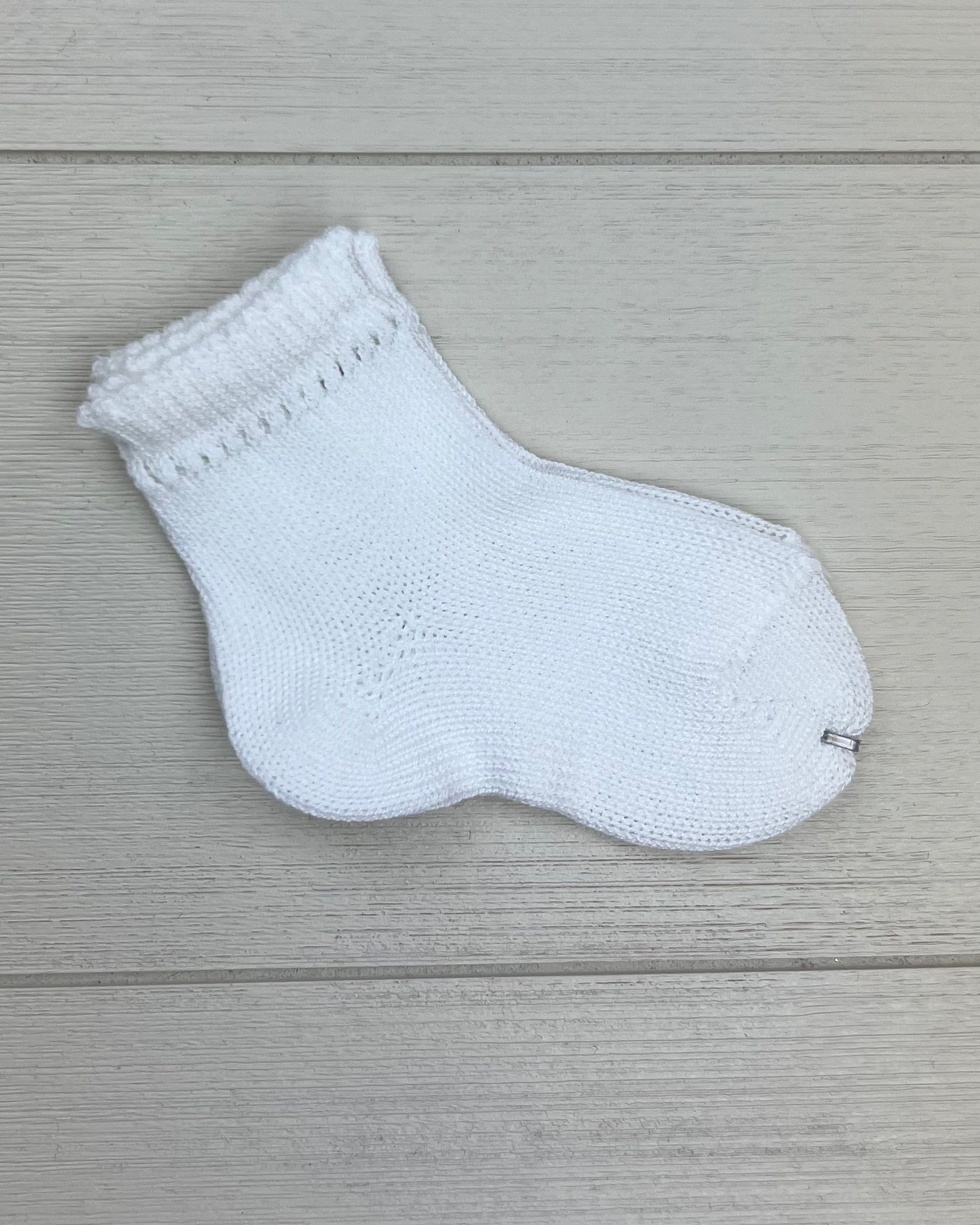 Condor Socks White Perle Short Socks