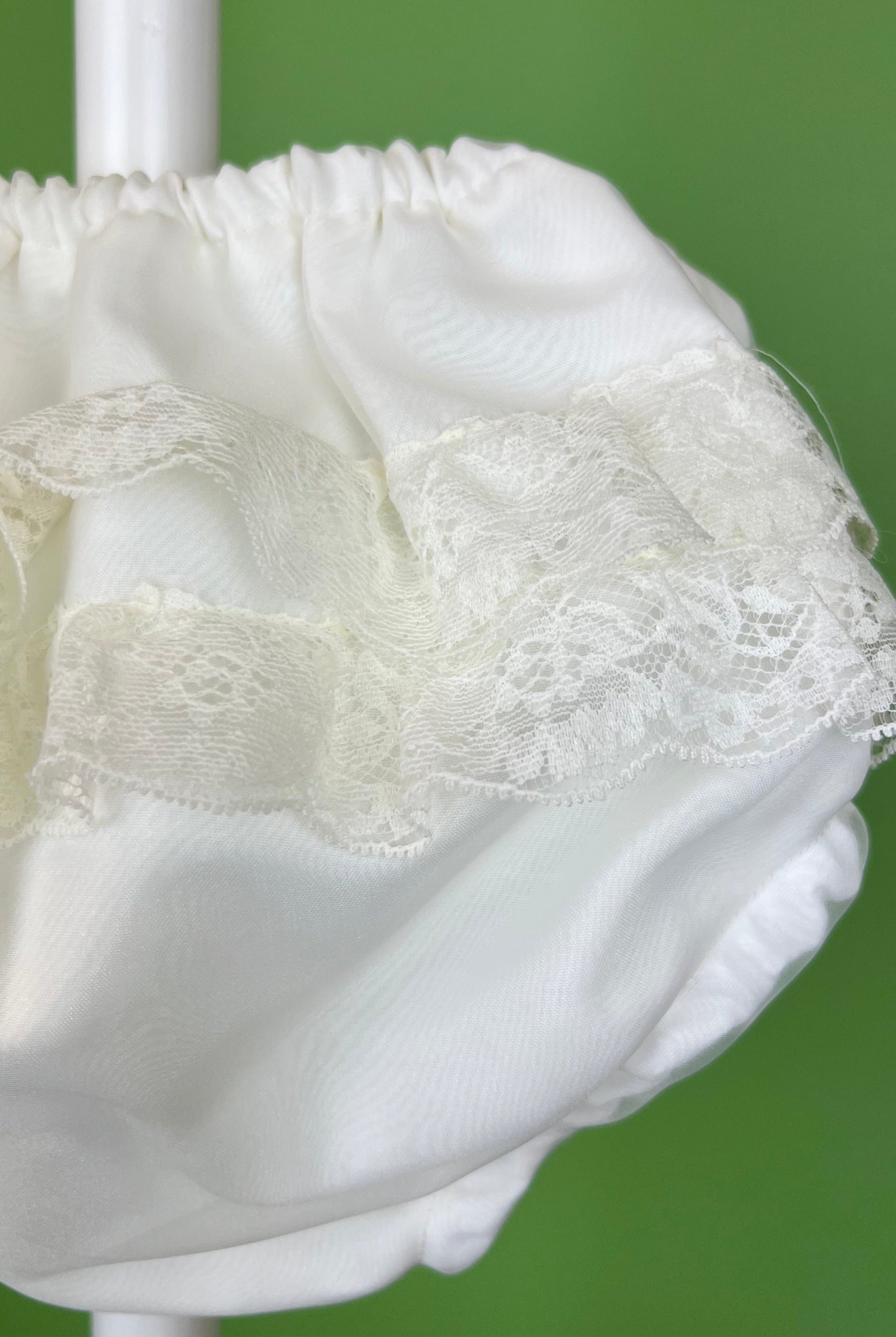 YoYo Boutique Accesories Off-White Bloomers with Lace