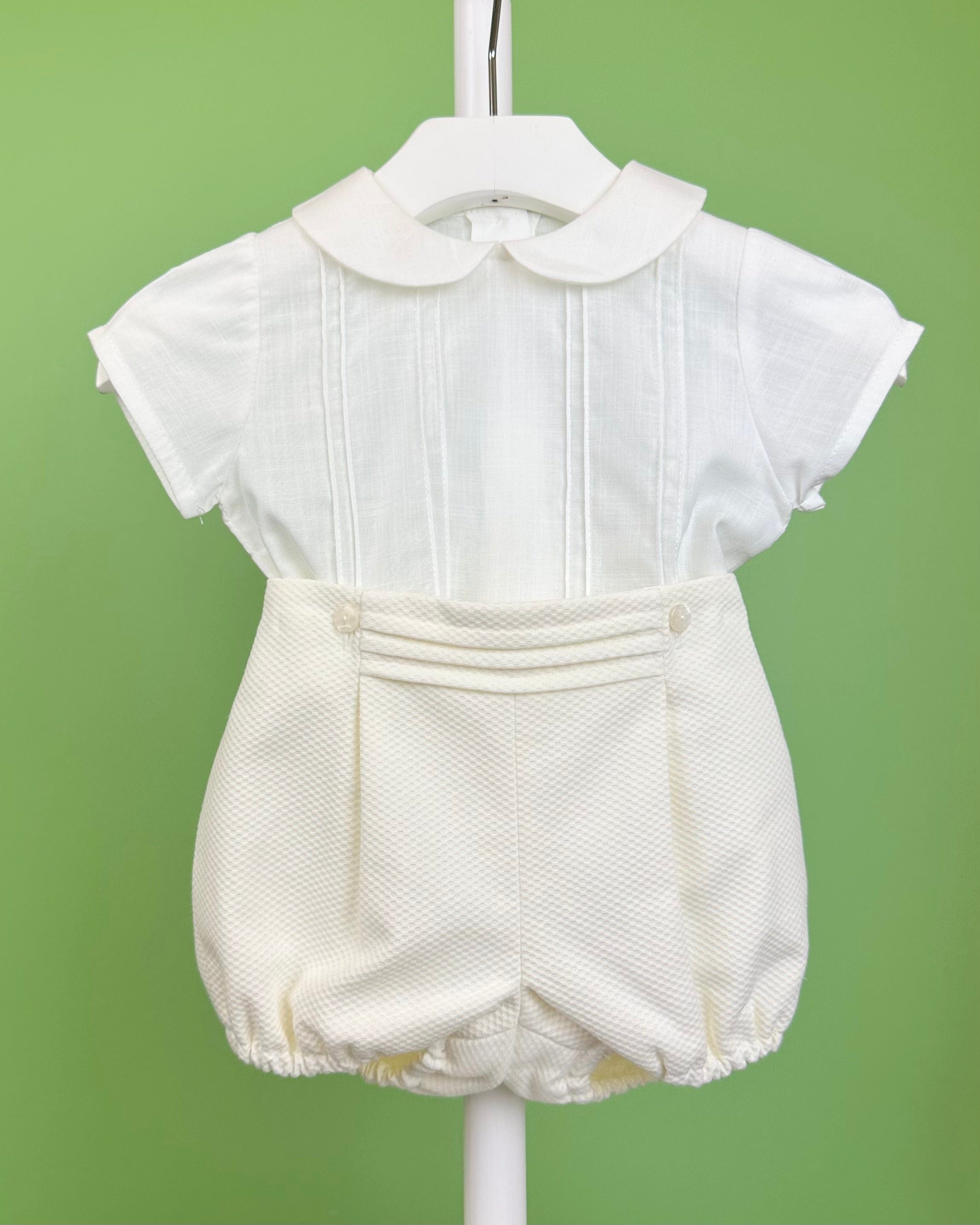 YoYo Boutique Baptism Esteban Off-White Bubble Outfit