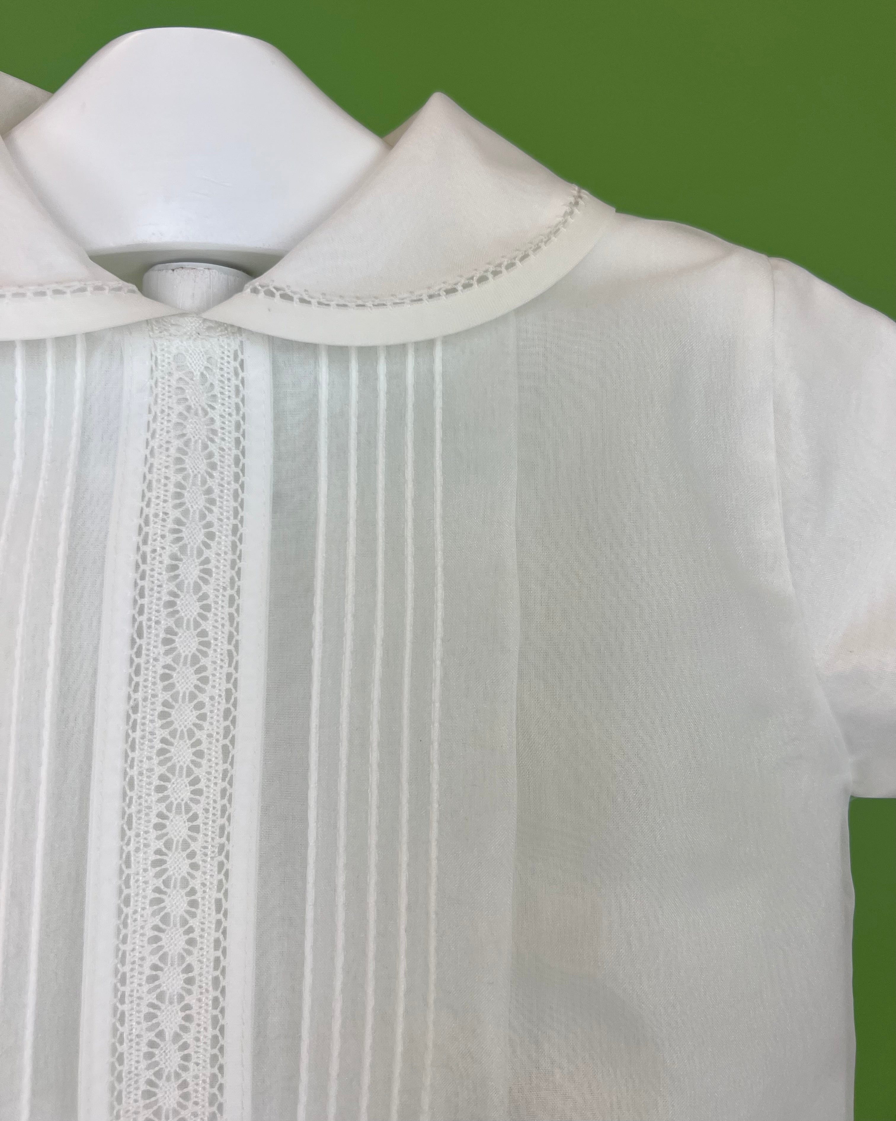 YoYo Boutique Baptism Felipe White Shorts Outfit