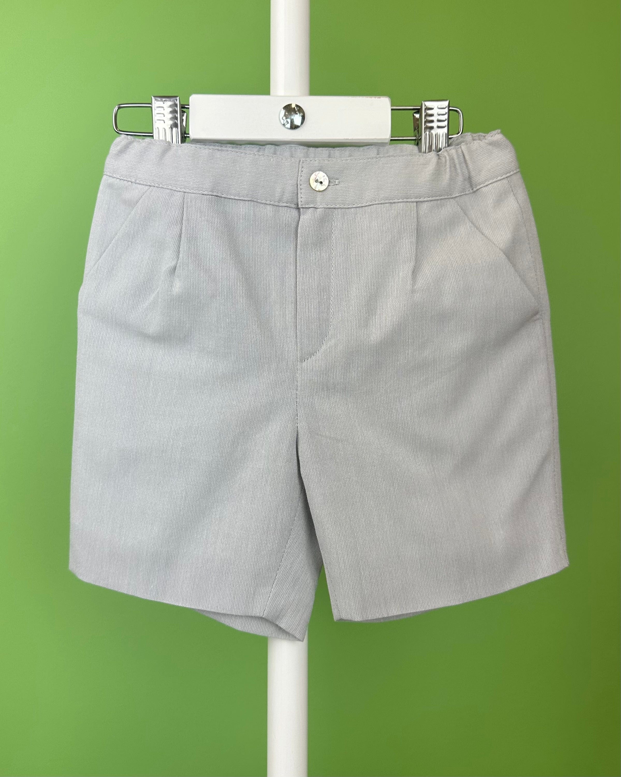 YoYo Boutique Baptism Jake White & Grey Shorts Outfit
