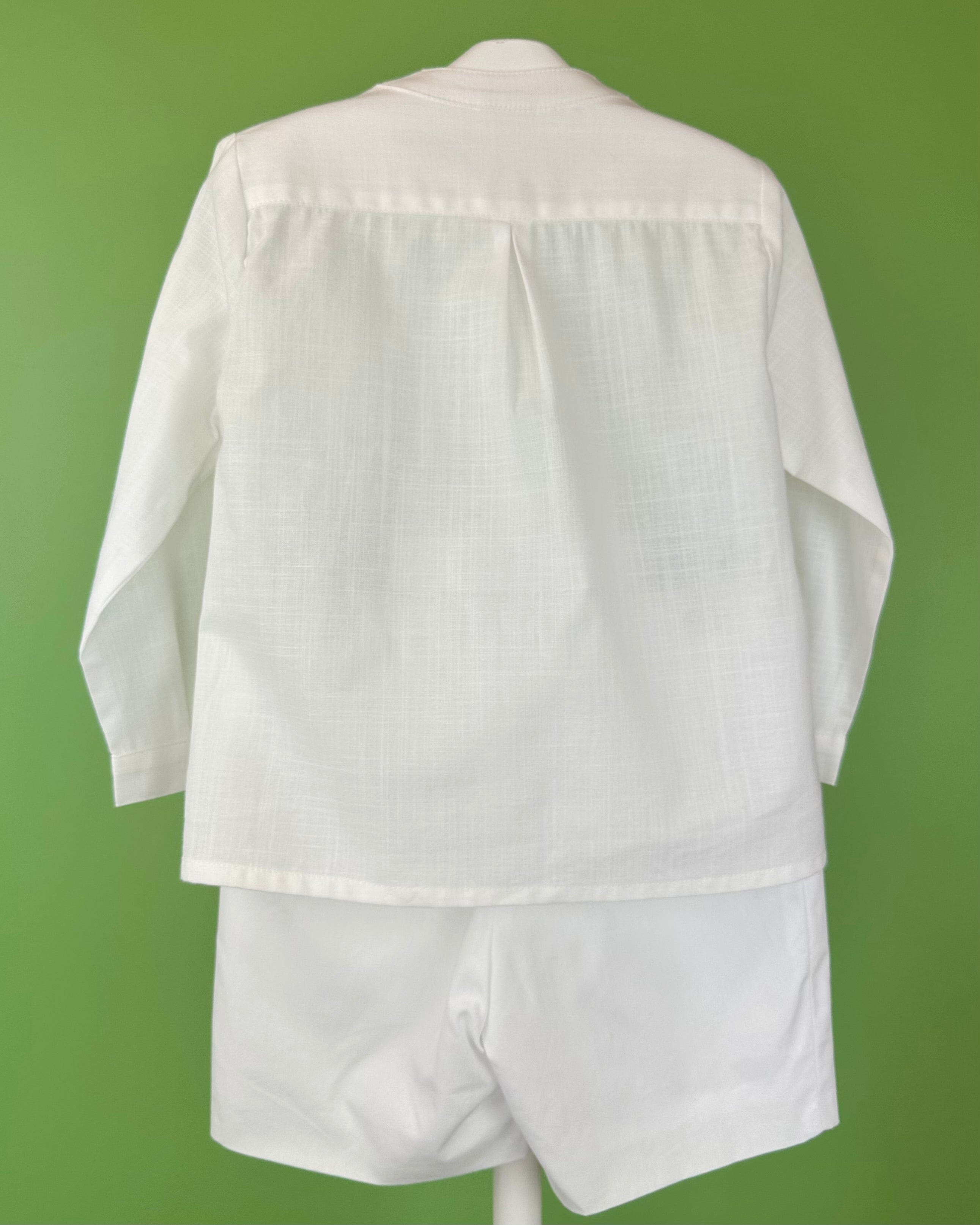 YoYo Boutique Baptism Jake White Shorts Outfit