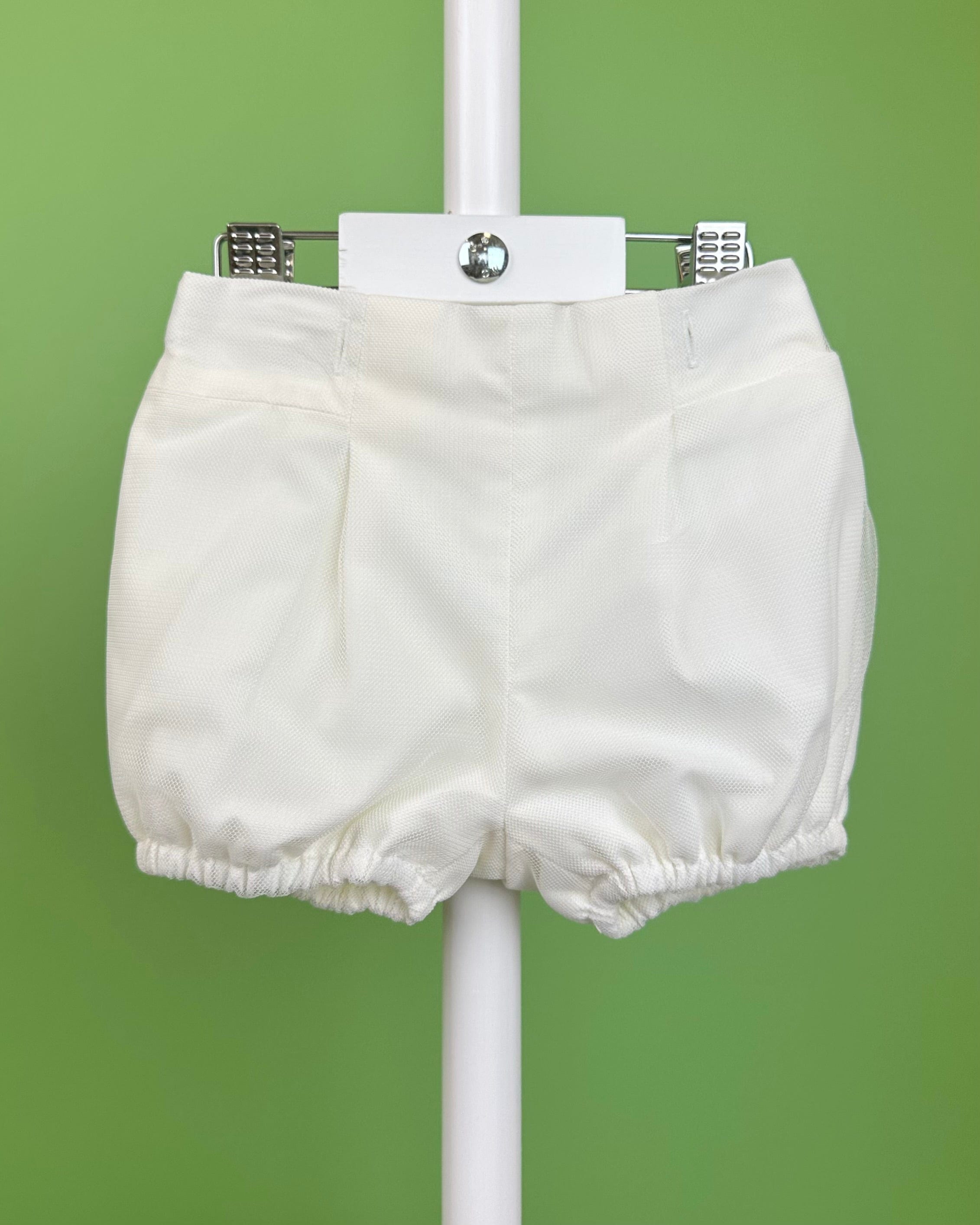 YoYo Boutique Baptism Sebastian Off-White Bubble Outfit