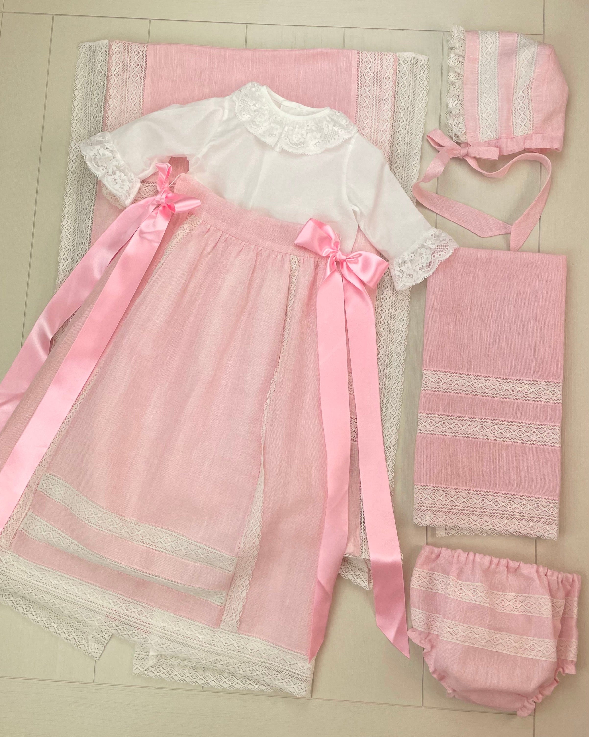 YoYo by Nina Newborn Pink & White Newborn Set