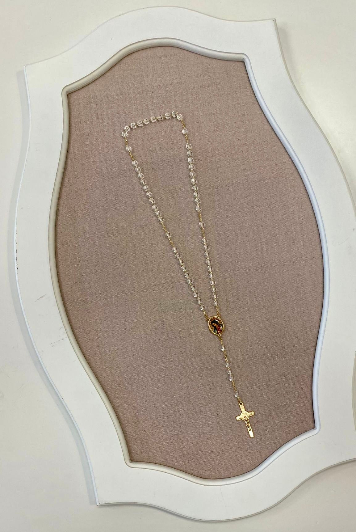 YoYo Children's Boutique Accesories Crystals & Virgin of Guadalupe Rosary