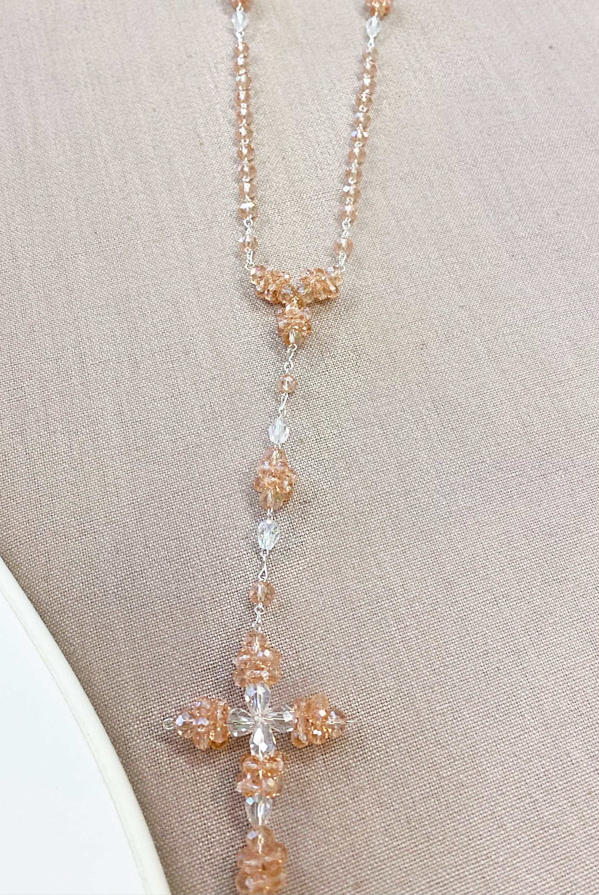 YoYo Children's Boutique Accesories Pink Crystals Rosary