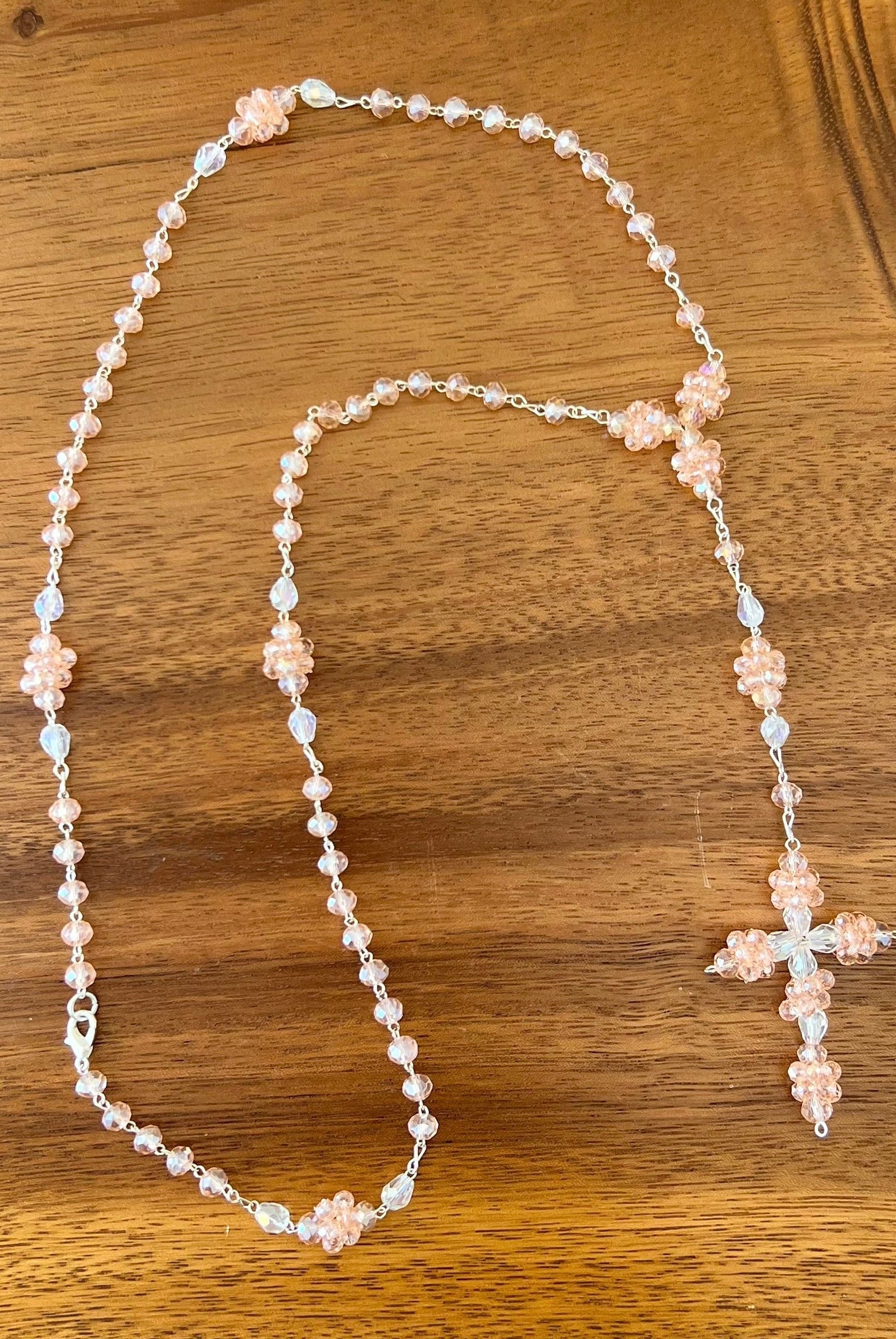 YoYo Children's Boutique Accesories Pink Pink Crystals Rosary