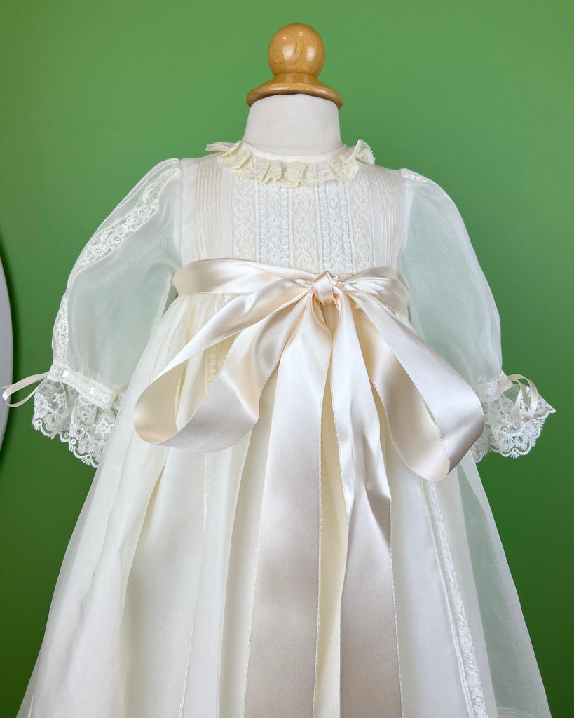 YoYo Children's Boutique Baptism Barcelona Ivory Christening Gown