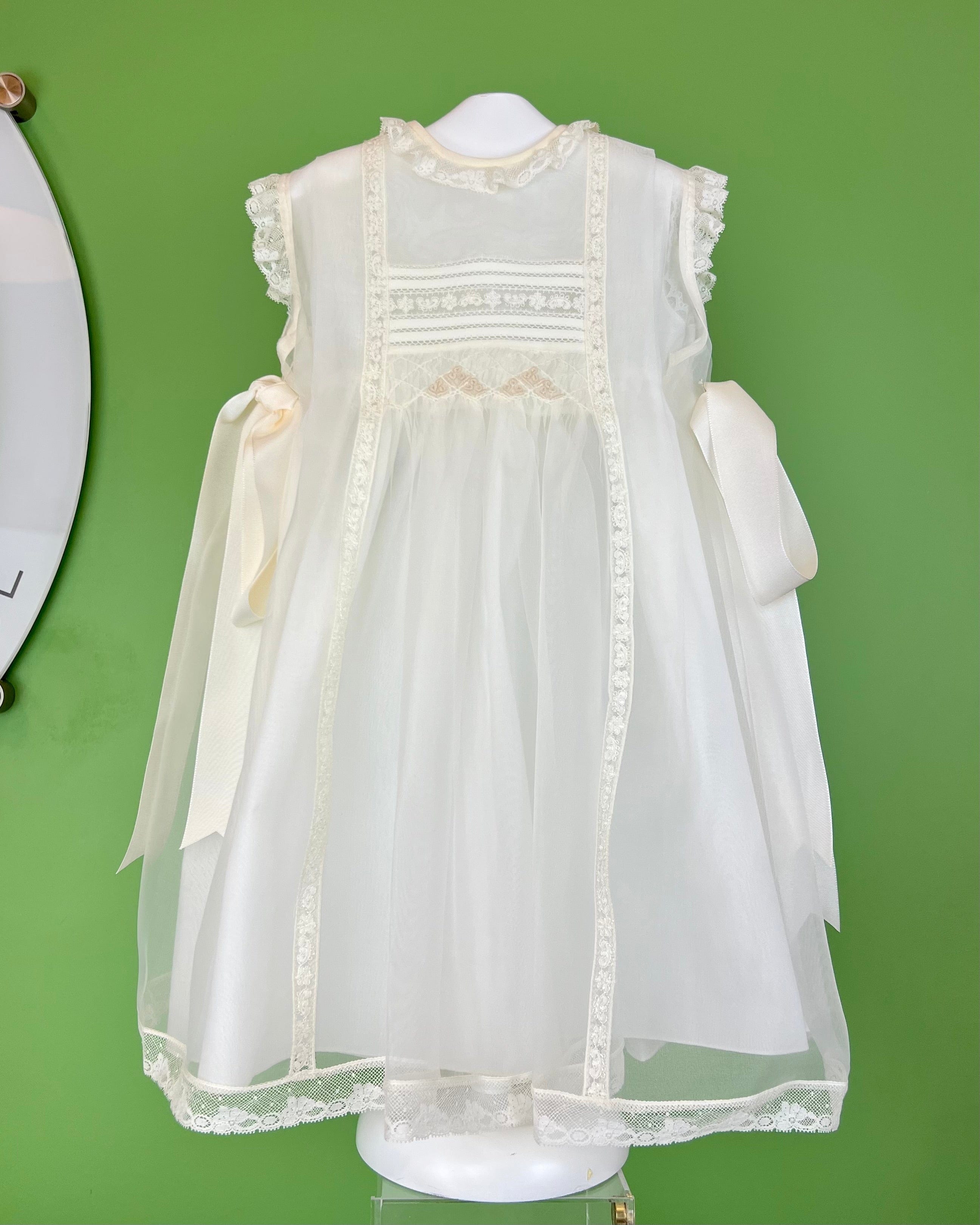YoYo Children's Boutique Baptism & Communion Dresses 4 / Off-White Belen Off-White Dress