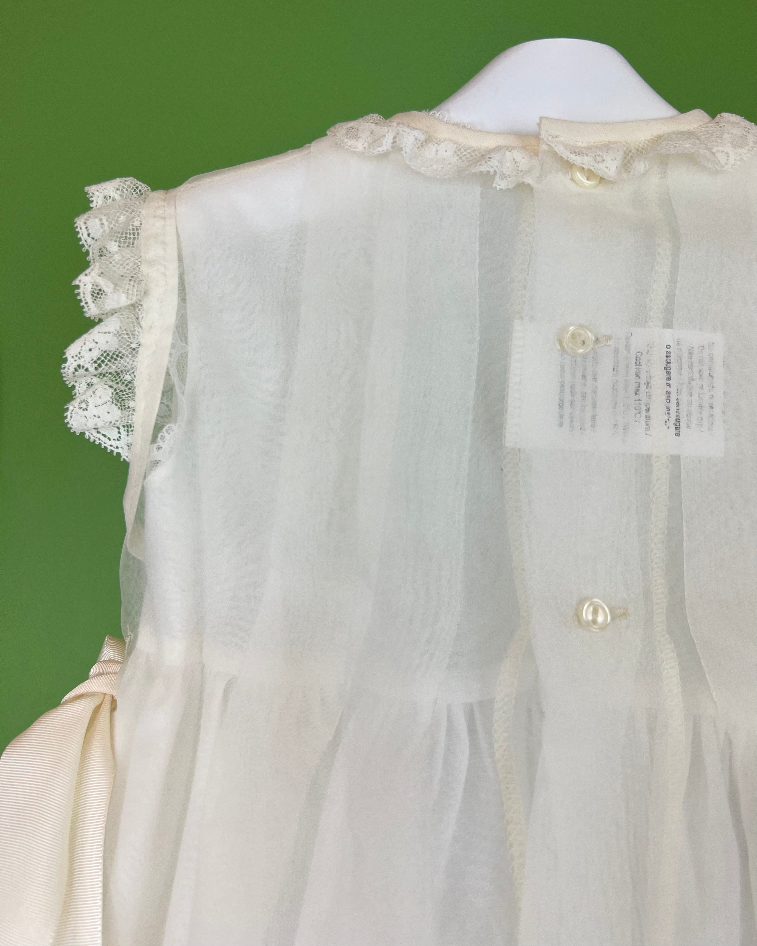 YoYo Children's Boutique Baptism & Communion Dresses 4 / Off-White Belen Off-White Dress