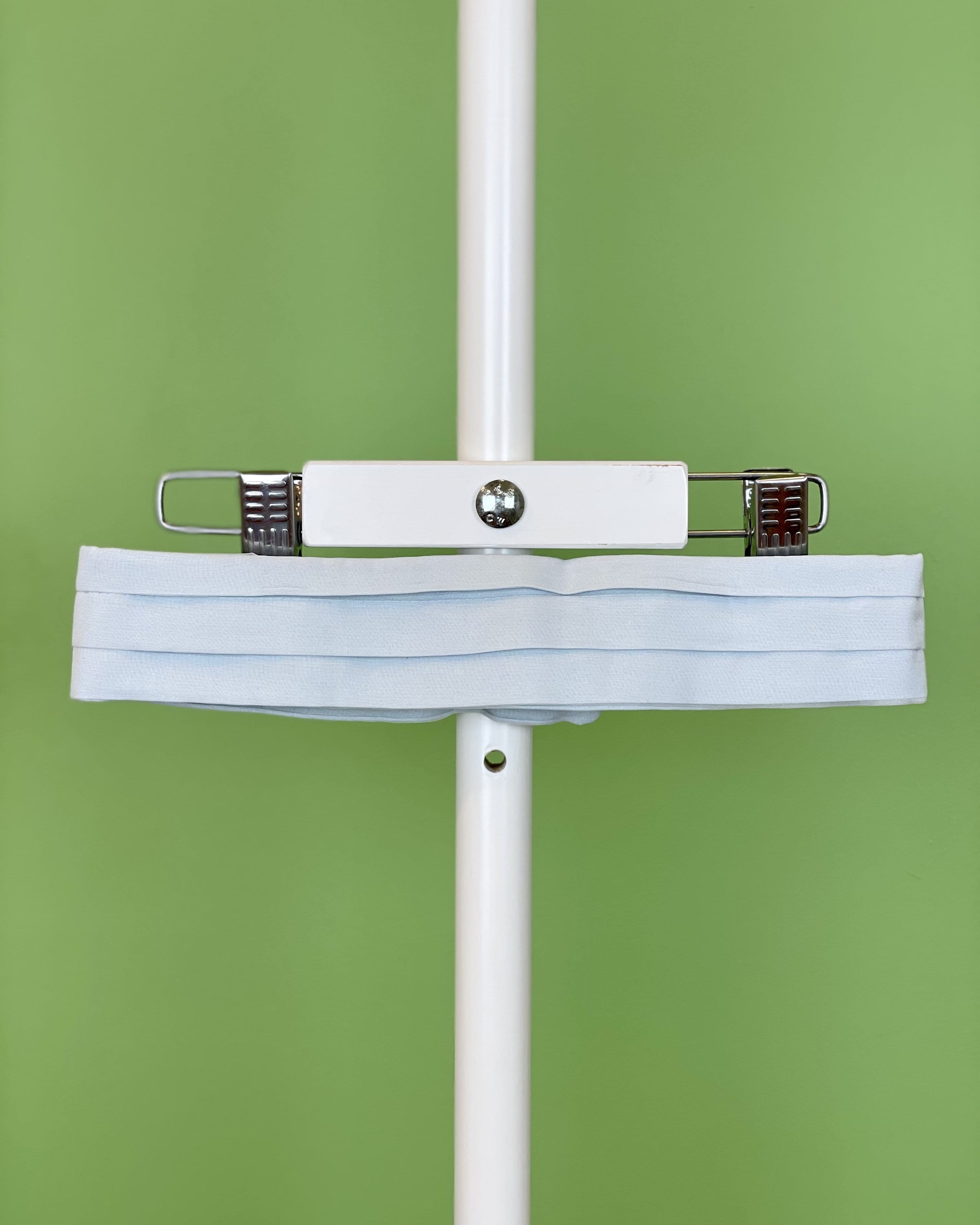 YoYo Children's Boutique Baptism Off-White & Blue Shorts Outfit