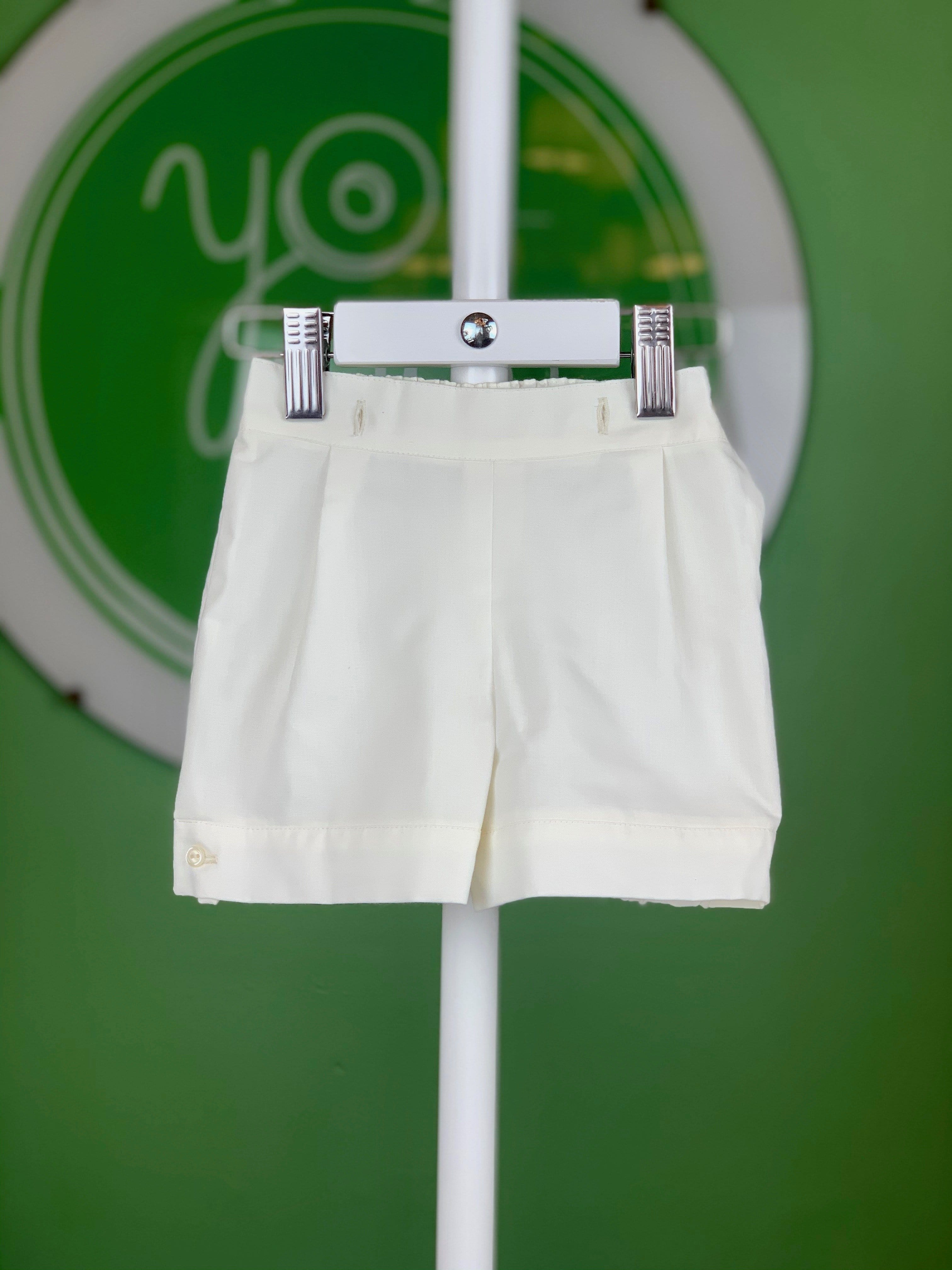 Off White & Lace Semi Bubble Outfit - YoYo Children's Boutique