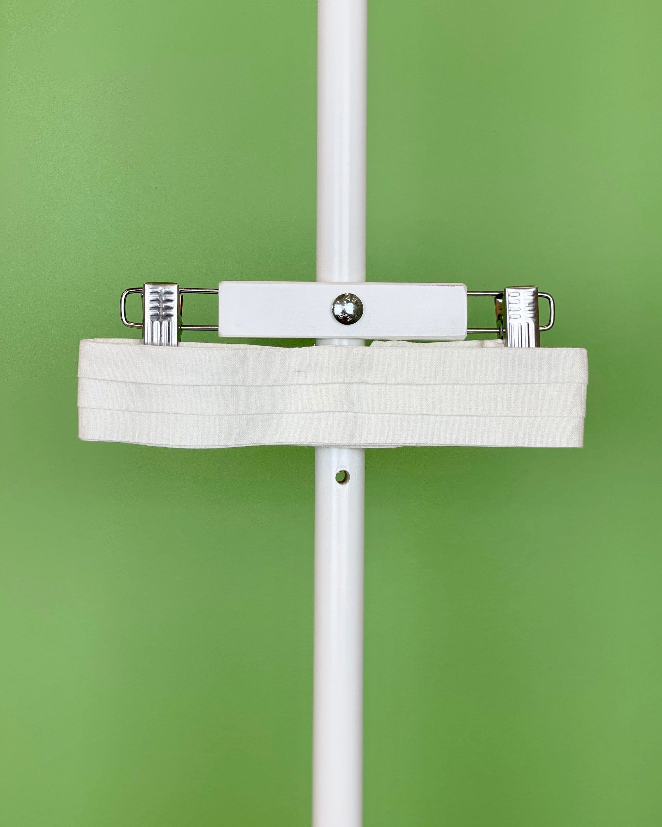 YoYo Children's Boutique Baptism White Linen & Mao Collar Shorts Outfit