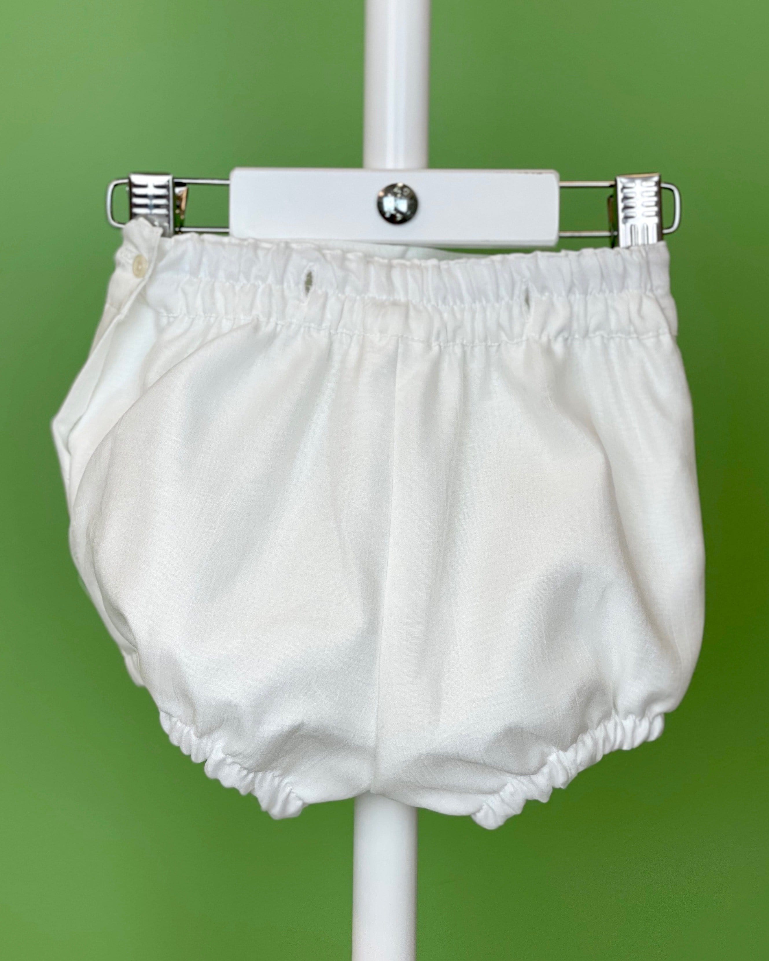 YoYo Children's Boutique Baptism White Organza & Long Sleeves Outfit