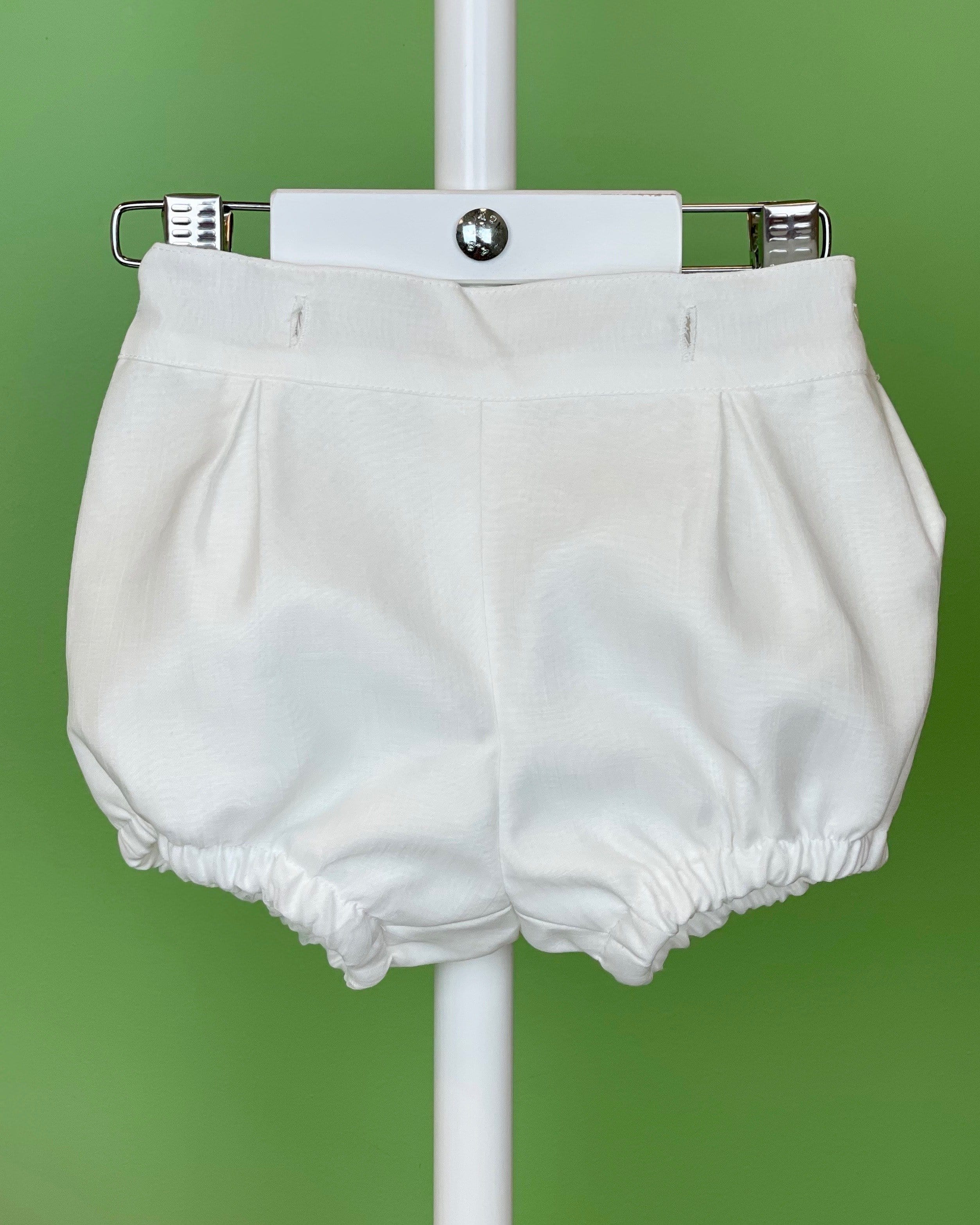 YoYo Children's Boutique Baptism White Organza & Long Sleeves Outfit