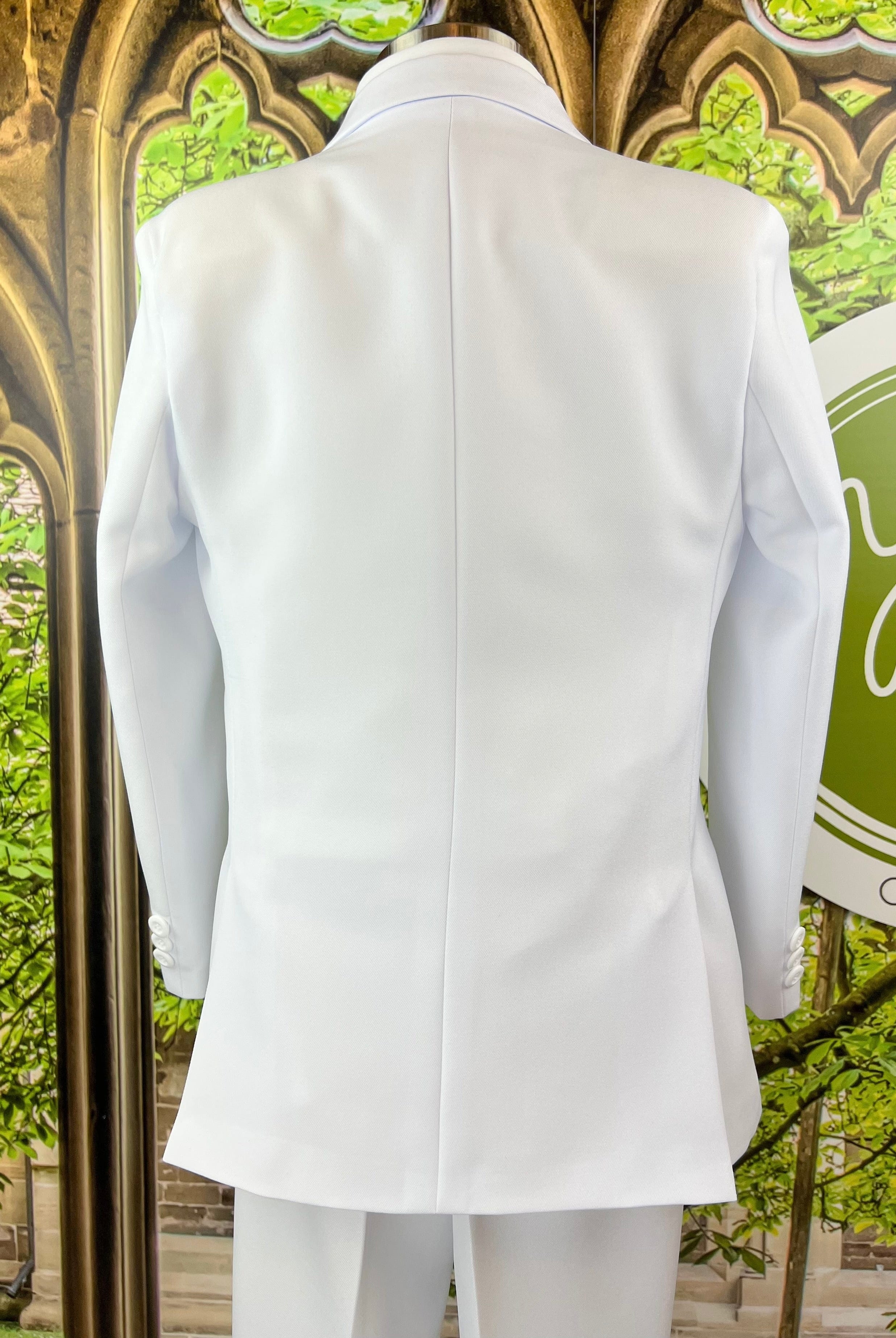 YoYo Children's Boutique First Communion White First Communion Suit