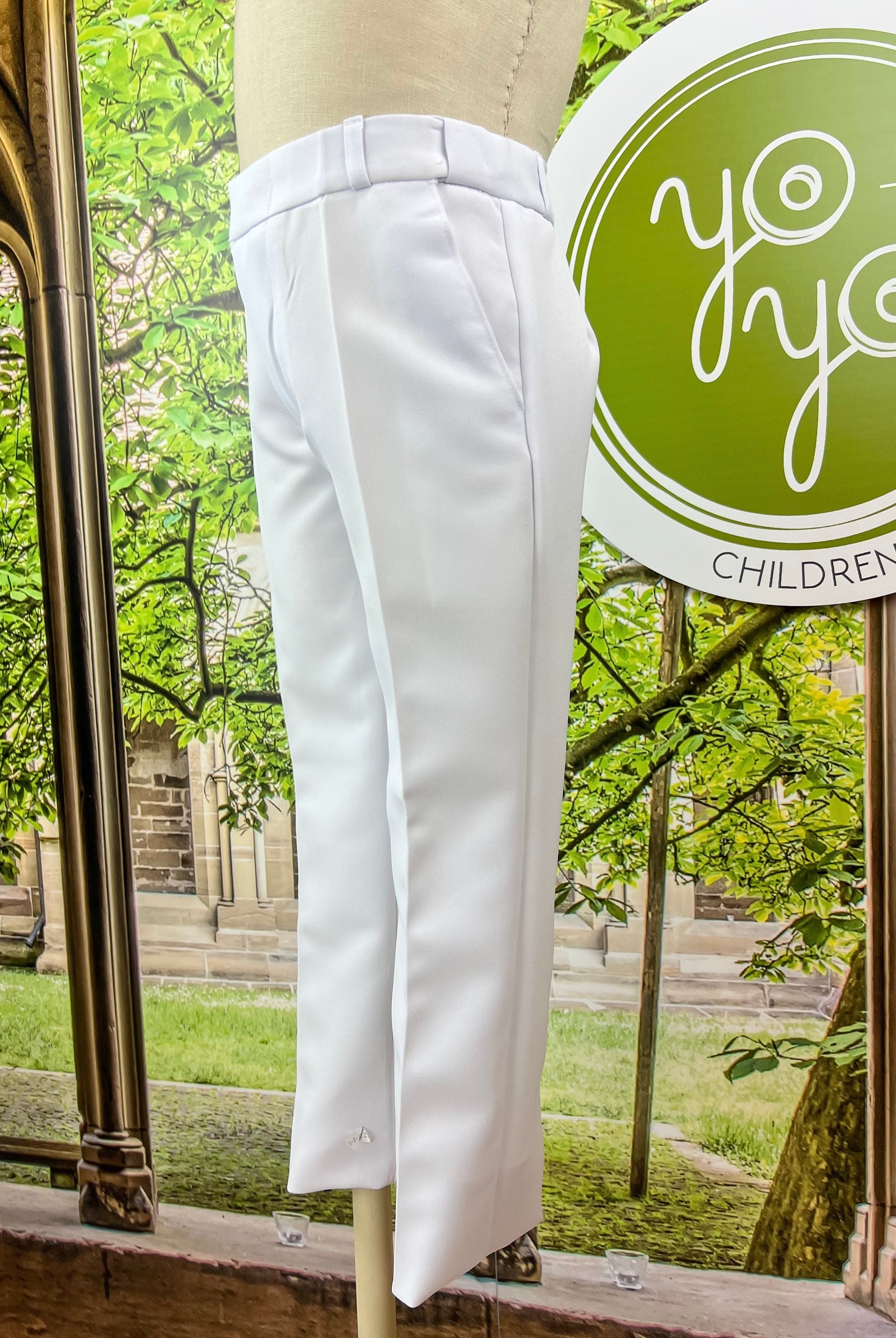 YoYo Children's Boutique First Communion White First Communion Suit