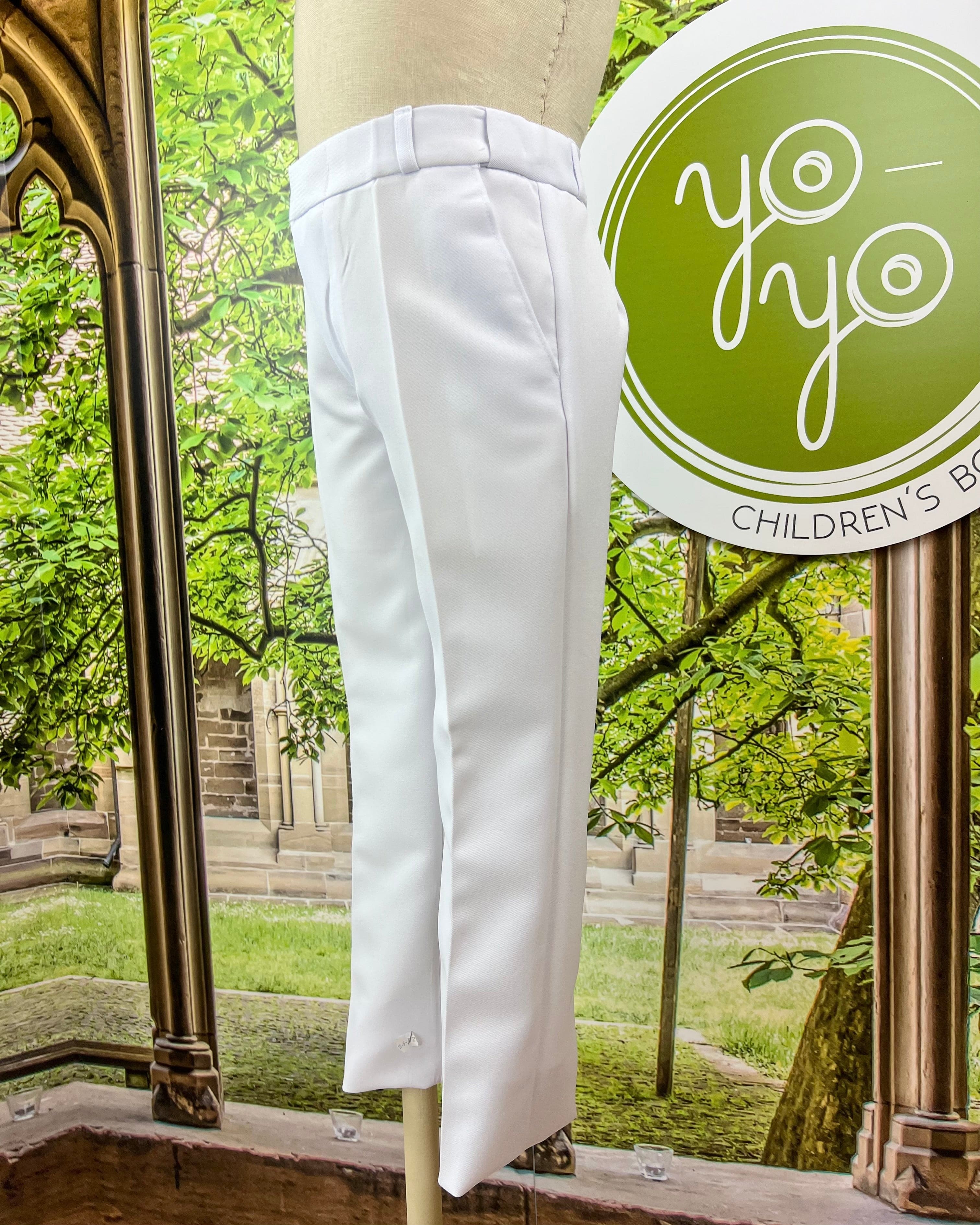 YoYo Children's Boutique First Communion White First Communion Suit