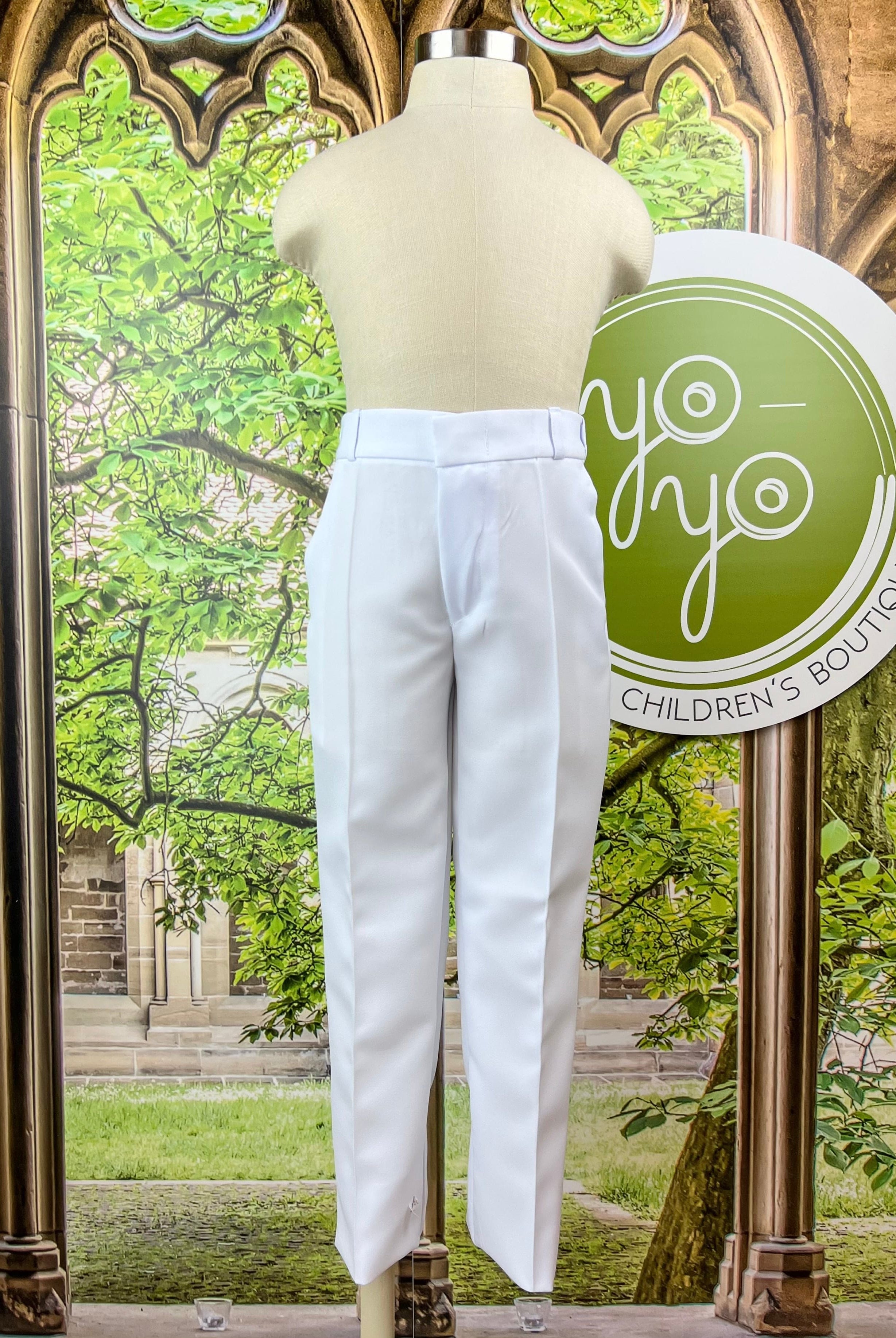 YoYo Children's Boutique First Communion White First Communion Suit