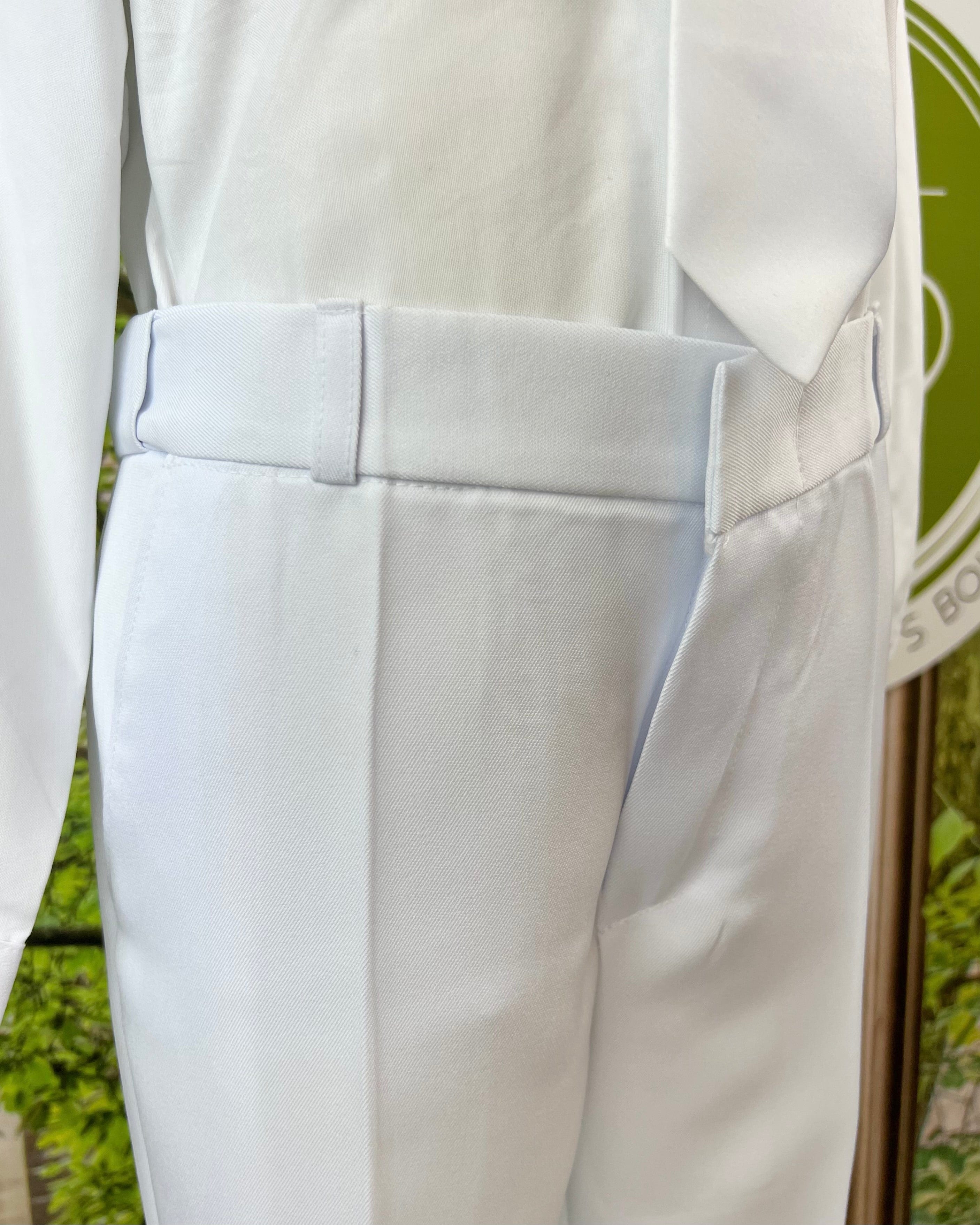 YoYo Children's Boutique First Communion White First Communion Suit