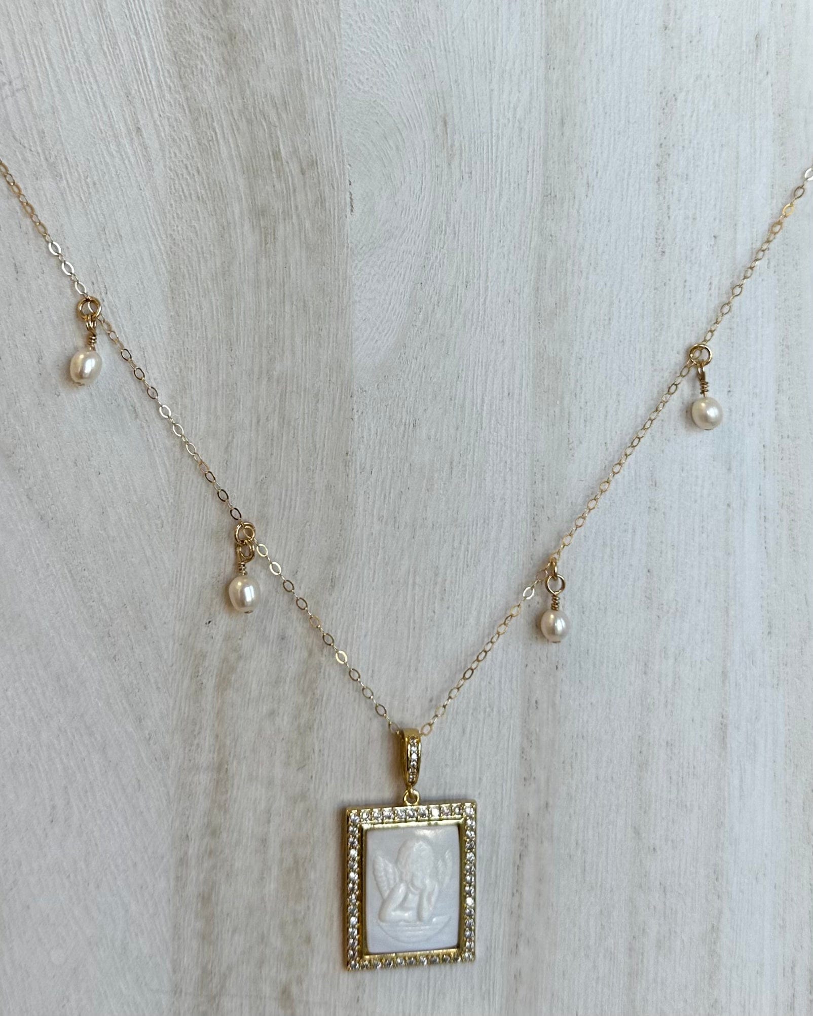 YoYo Children's Boutique Necklaces Angel Necklace 17"