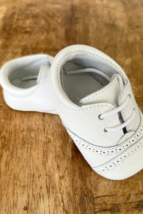 YoYo Children's Boutique Shoes White Pre-Walker Oxford Shoe
