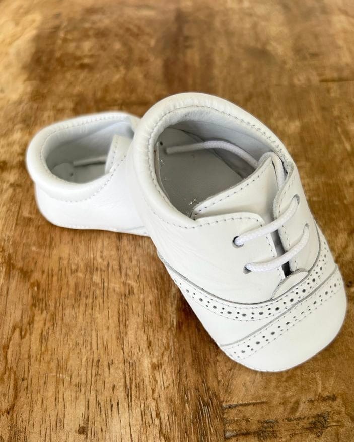 YoYo Children's Boutique Shoes White Pre-Walker Oxford Shoe