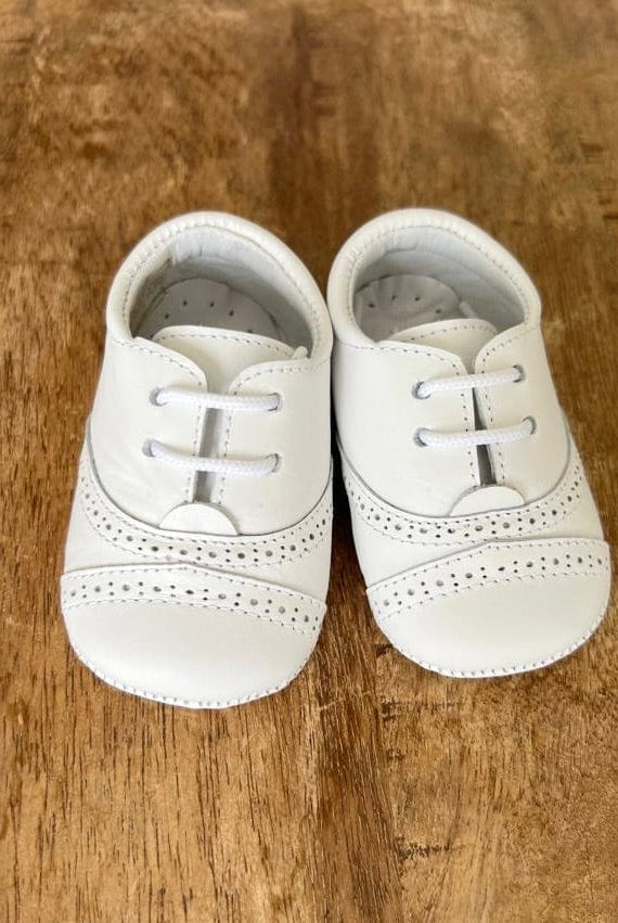 YoYo Children's Boutique Shoes White Pre-Walker Oxford Shoe