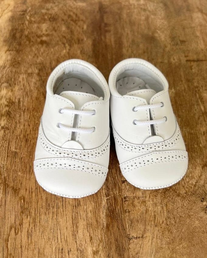 YoYo Children's Boutique Shoes White Pre-Walker Oxford Shoe