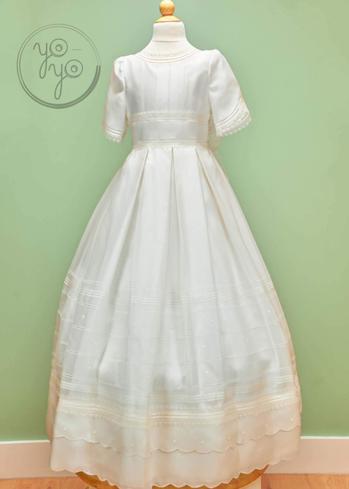 silk communion dresses Celestial Lace First Communion Dress