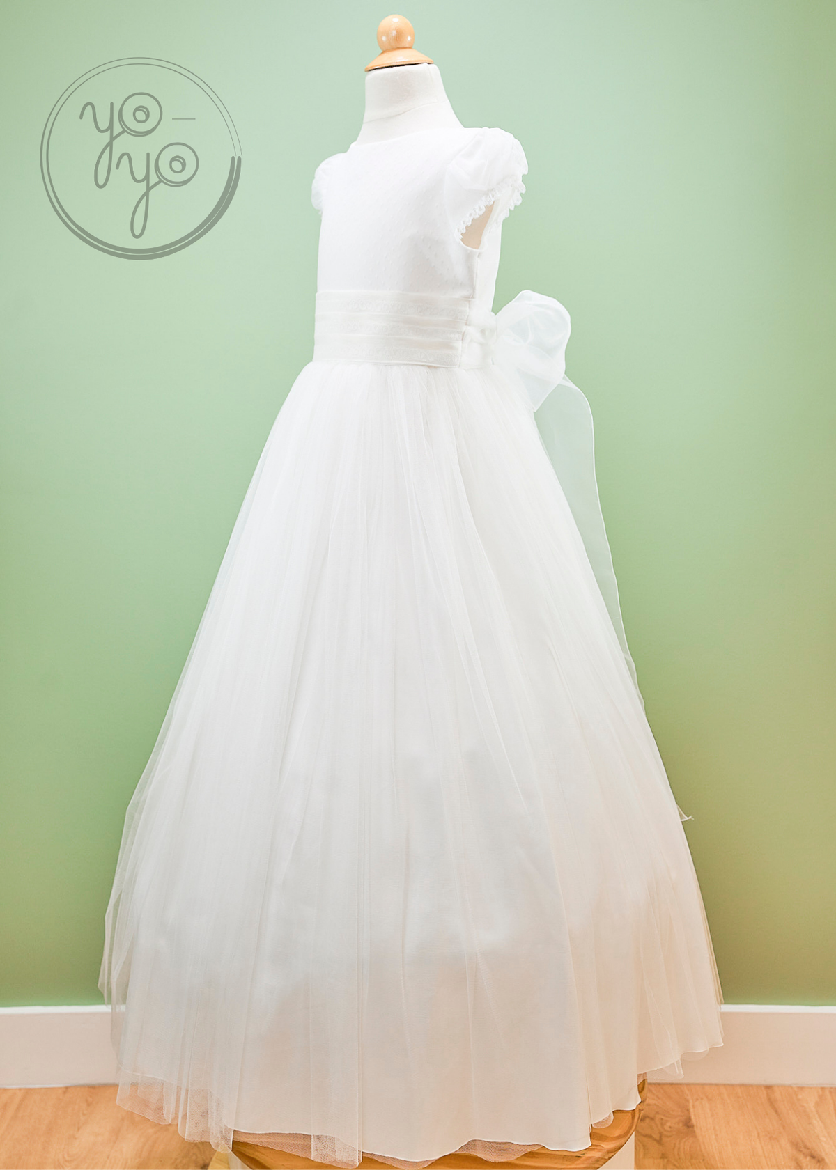 First Communion Dress - Communion Dresses for Girls 14 / Off-White / French Tulle First Communion Dress - Communion Dresses for Girls 14 / Off-White / French Tulle