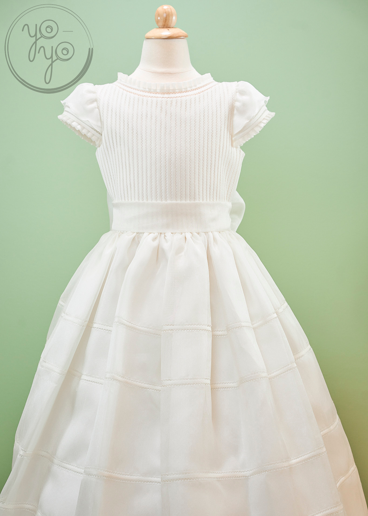 white communion dresses Azafran - First Communion Dress