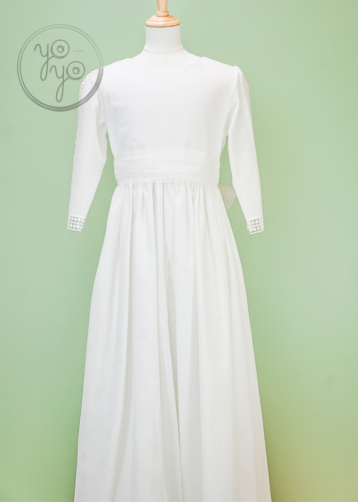 Linen First Communion Dress